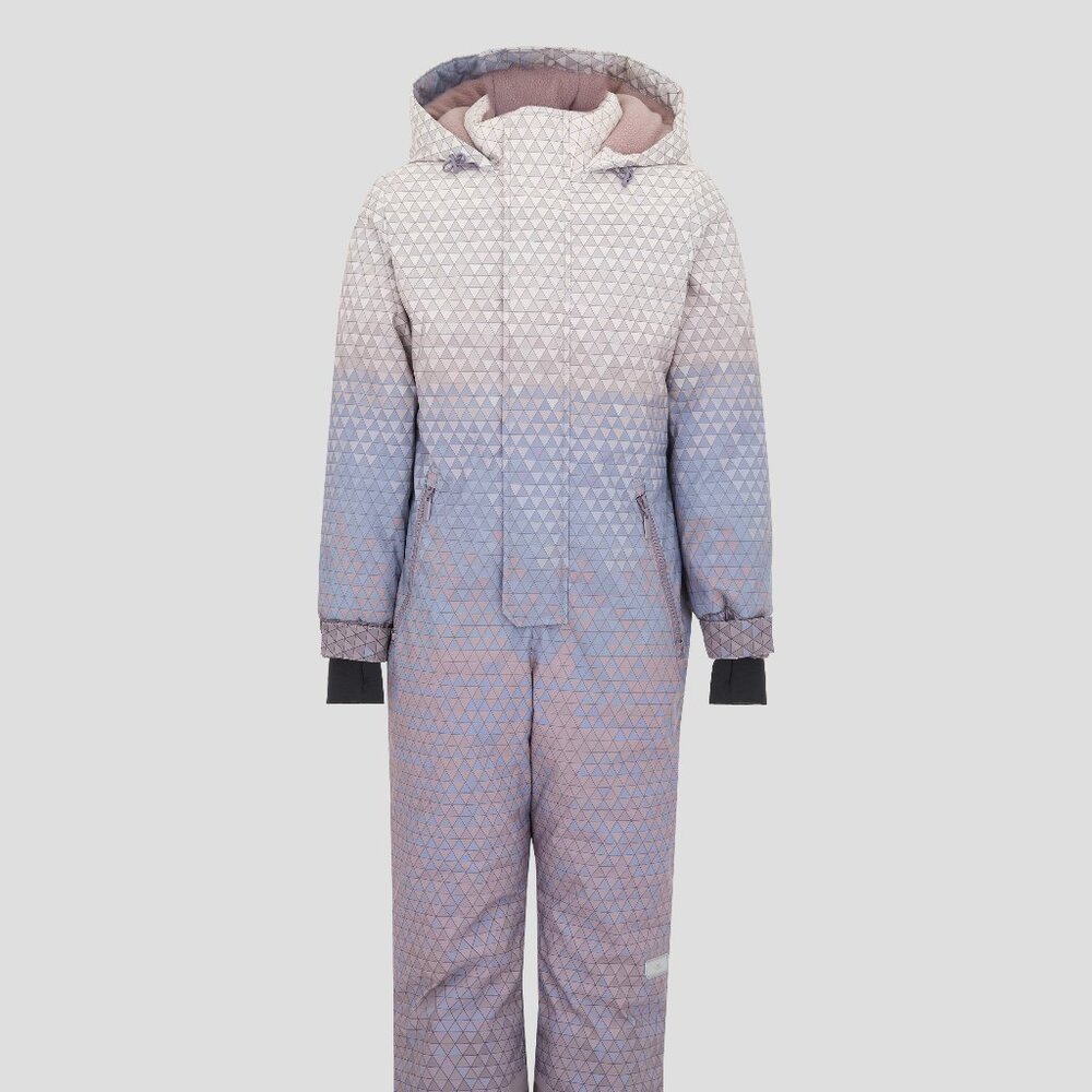 Winter Ski Multicolor Overall Snowsuit